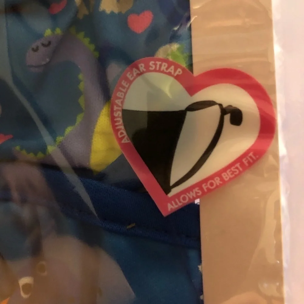 Love Bug kids face masks New! 3 pack cool flow